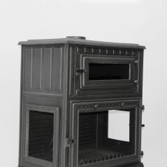 Dorello Döküm Kuzine Soba Yandan Camlı Dik MF226 Model