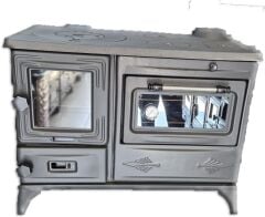 Dorello Döküm Kuzine Soba Fırınlı Döküm Soba Odun Kömür Sobası MF230 Model