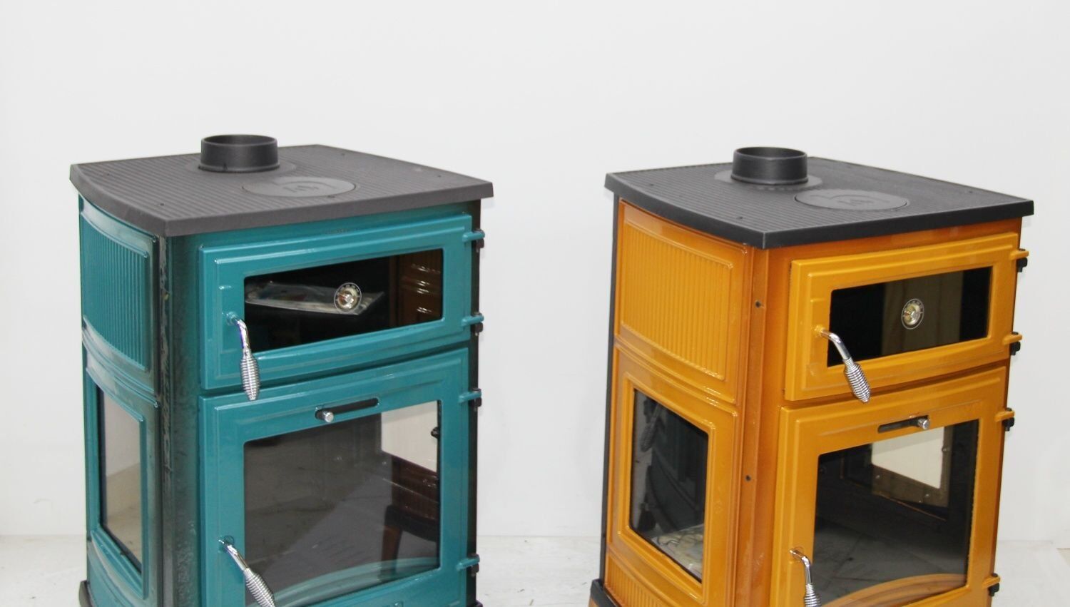 sarı  renkli dokum kuzine soba dokum soba dorello soba bursa dokum soba sac soba emaye pelet baca döneri mf 241 model(Kopya)