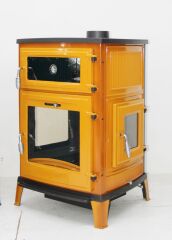 sarı  renkli dokum kuzine soba dokum soba dorello soba bursa dokum soba sac soba emaye pelet baca döneri mf 241 model(Kopya)