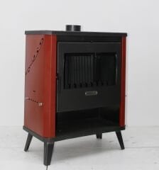 Dorello Kaloriferli Döküm Kuzine Soba Döküm Soba Sac Soba Emaye Pelet Baca Dönerli MF248 Model