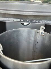 Önden kapaklı soba- Kovalı soba-önden açılır kapaklı soba mat siyah