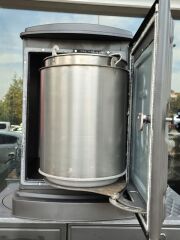 Önden kapaklı soba- Kovalı soba-önden açılır kapaklı soba mat siyah