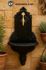 Dorello dokum cesme -Döküm Çeşme - Boyalı çeşme - Bahçe çeşmesi - Musluklu çeşme - dorello