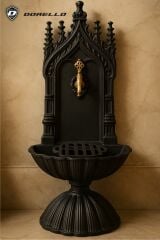 Dorello dokum cesme -Döküm Çeşme - Boyalı çeşme - Bahçe çeşmesi - Musluklu çeşme - dorelloistiridye