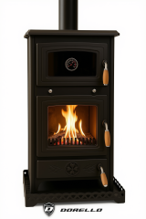 cast iron stove, kitchen stove, stove with oven, MF92 model