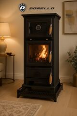 döküm soba  kuzine soba fırınlı soba mf92 model