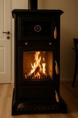 döküm soba  kuzine soba fırınlı soba mf92 model