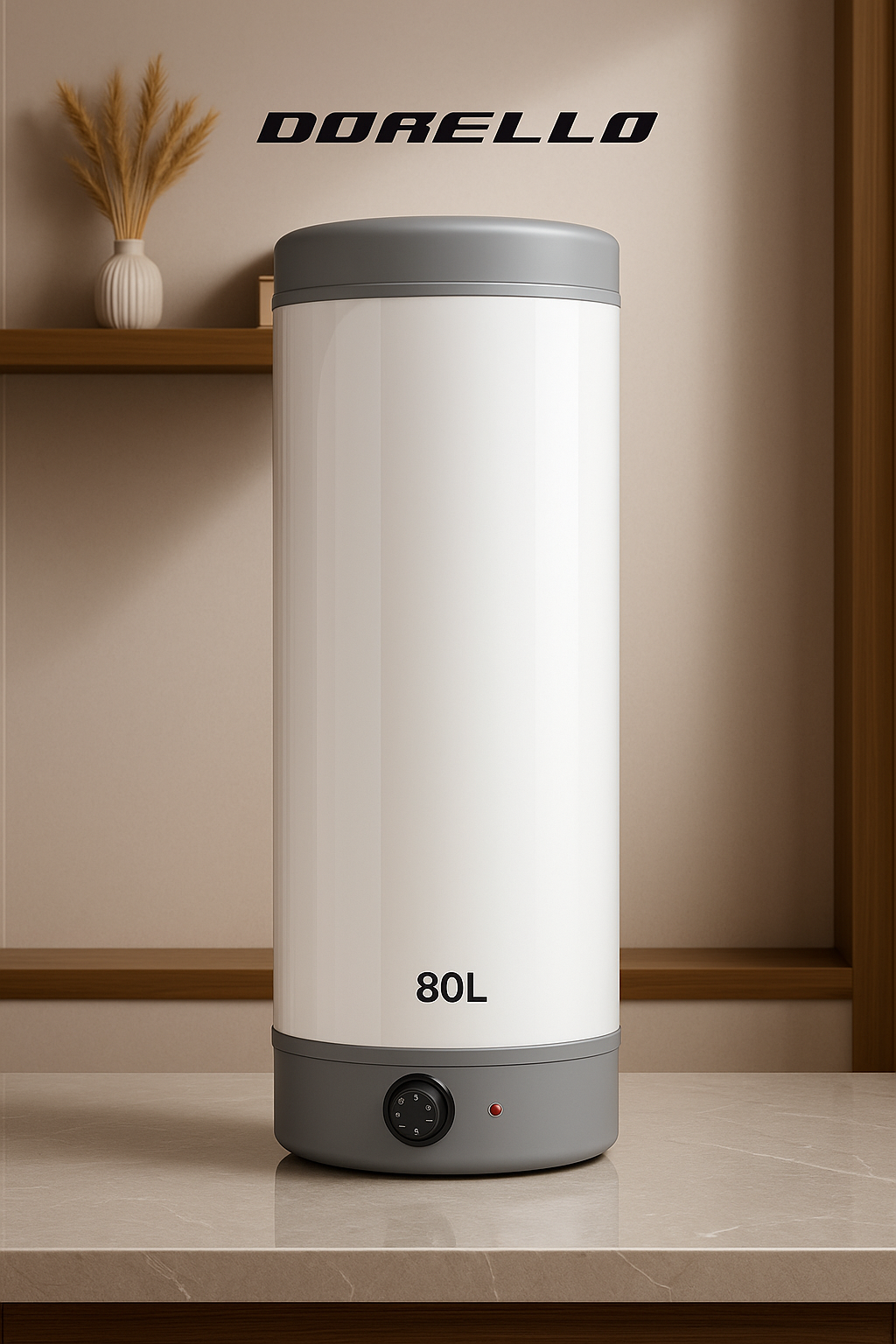 Dorello Elektrikli Termosifon 80 Litre | Ayaklı Model | Zemin Tipi Su Isıtıcı