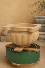 Dorello Turkish Bath Basin: The Elegance of Natural Marble