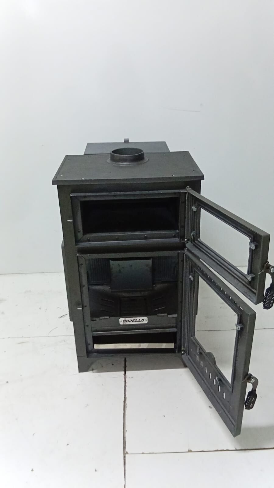 DORELLO Pelet Soba – Ekonomik ve Çevre Dostu Isınma yandan camlı model mf101 model