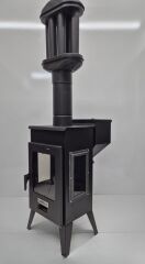 Pelet  Soba 3 Camlı Soba Şömin Soba