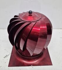 Baca Aspiratörü Döner Şapka Soba Borusu Esmatik 37X37 cm Rüzgar Gülü Baca Fırıldağı