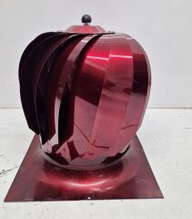 Baca Aspiratörü Döner Şapka Soba Borusu Esmatik 37X37 cm Rüzgar Gülü Baca Fırıldağı