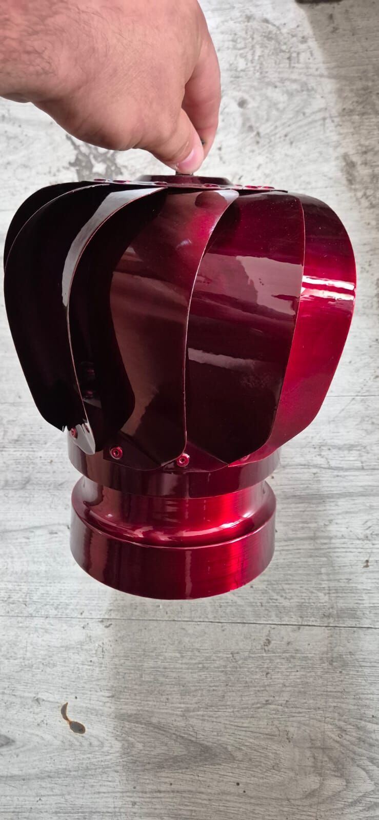 Dorello 15 Cm Rüzgar Gülü Esmatik Baca Aspiratörü Baca Havalandırması Boruya Takılan 15 Cm Baca Fırılda