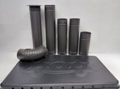 Stove Chimney Pipe Set and Stove Base Sheet
