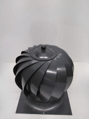 Baca Aspiratörü Döner Şapka 37x37 cm – Soba Borusu Uyumlu Esmatik Rüzgar Gülü Baca Fırıldağı