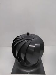 Baca Aspiratörü Döner Şapka 37x37 cm – Soba Borusu Uyumlu Esmatik Rüzgar Gülü Baca Fırıldağı
