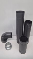 1 adet 70 cm boru 1 adet 50 cm boru 1 adet 33 boru 1 adet Dirsek 1 Adet Dönüştürücü Aparat (10’ → 13’)