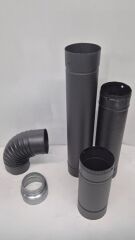 1 adet 70 cm boru 1 adet 50 cm boru 1 adet 33 boru 1 adet Dirsek 1 Adet Dönüştürücü Aparat (10’ → 13’)