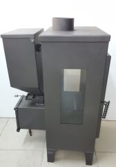 Dorello Pelet Soba Saç Sobadır 3 Camlı Model