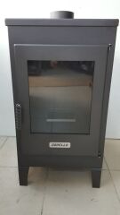 Dorello Pelet Soba Saç Sobadır 3 Camlı Model