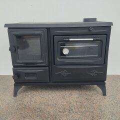 Dorello Döküm Kuzine Soba – Fırınlı, Camlı, Odun Kömür Uyumlu