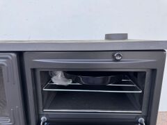 Dorello Döküm Kuzine Soba – Fırınlı, Camlı, Odun Kömür Uyumlu