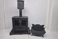 Dorello Şömine Soba Döküm – Yüksek Isı Verimli, Camlı Odun Sobası