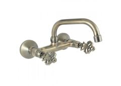 Duvar Tipi Pirinç Musluk  Çeşme Musluğu  Rustik Musluk