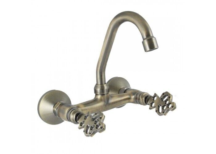 Duvar Tipi Pirinç Musluk  Çeşme Musluğu  Rustik Musluk