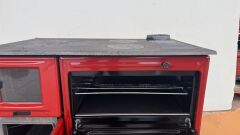 Fırınlı Kuzine Döküm Soba – Odunlu Isıtma ve Pişirme Sobası