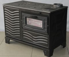 Kuzine Tipi Fırınlı Döküm Soba – Dayanıklı ve Ekonomik  Fırınlı Kuzine Soba (Döküm Gövde) – Uzun Ömürlü Kozluca Model Sağırlı Model