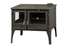 Fırınlı Döküm Şömine Soba Kuzine Soba Camlı, Yüksek Isı Verimli