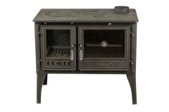 Fırınlı Döküm Şömine Soba Kuzine Soba Camlı, Yüksek Isı Verimli