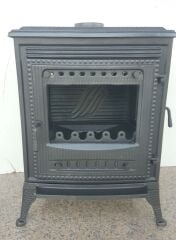 Döküm Şömine Soba | Camlı, Yüksek Isı Verimli