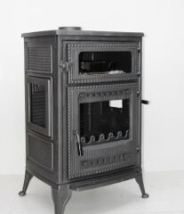 Fırınlı Döküm Kuzine Soba | Camlı, Yüksek Isı Verimli