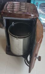 Yandan Kapaklı Kovalı Soba | Katı Yakıtlı, Dayanıklı Çelik Gövde