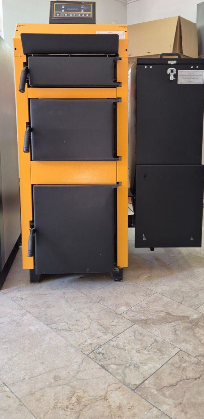 Kalorifer Kazanı Katı Yakıt  Sanayi Tipi Katı Yakıt Kazanı  Odunlu Kalorifer Kazanı 35  KW BRS-DS-30