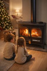 Döküm Kuzine Soba | Yüksek Isı Verimli, Fırınlı, Dayanıklı Dökme Demir