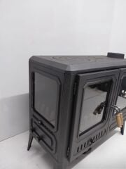 Döküm Kuzine Soba Fırınlı Soba Yüksek Isı Verimli, Fırınlı, Dayanıklı Dökme Demir  DRL 00452  Sarıbey Model