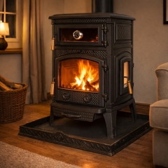 Döküm Şömine Soba Kuzine Soba Fırınlı Soba DRL 009