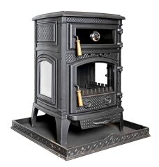 Döküm Şömine Soba Kuzine Soba Fırınlı Soba DRL 009