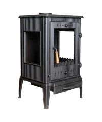 Şömine Soba Yandan Camlı Soba Döküm Soba DRL 004 KARTAL MODEL