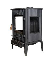 Şömine Soba Yandan Camlı Soba Döküm Soba DRL 056