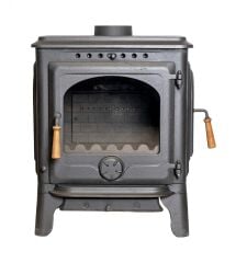 Şömine Soba Yandan Camlı Soba Döküm Soba DRL 034