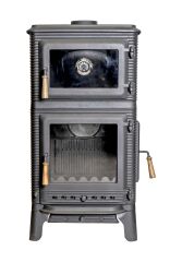 Döküm Şömine Soba Kuzine Soba Fırınlı Soba DRL 059 KURTUL MODEL