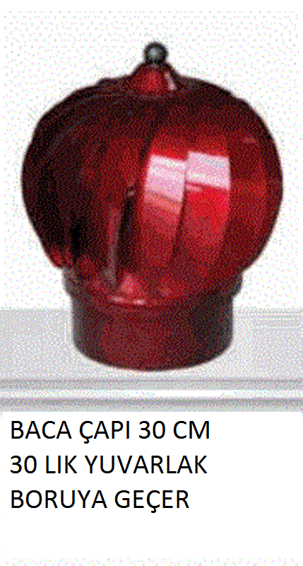 Baca Fırıldağı 30 cm – Yuvarlak Boruya Uyumlu